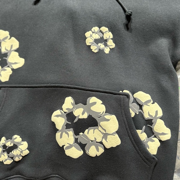 Denim Tears X Cactus Plant Flea Market Cactus Tears Wreath Hoodie - Picture 6 of 8